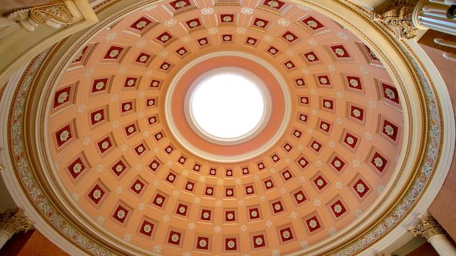 Dome Inside The Hungarian National Museum