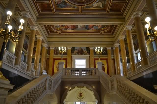 Frescoes At The Hungarian National Museum