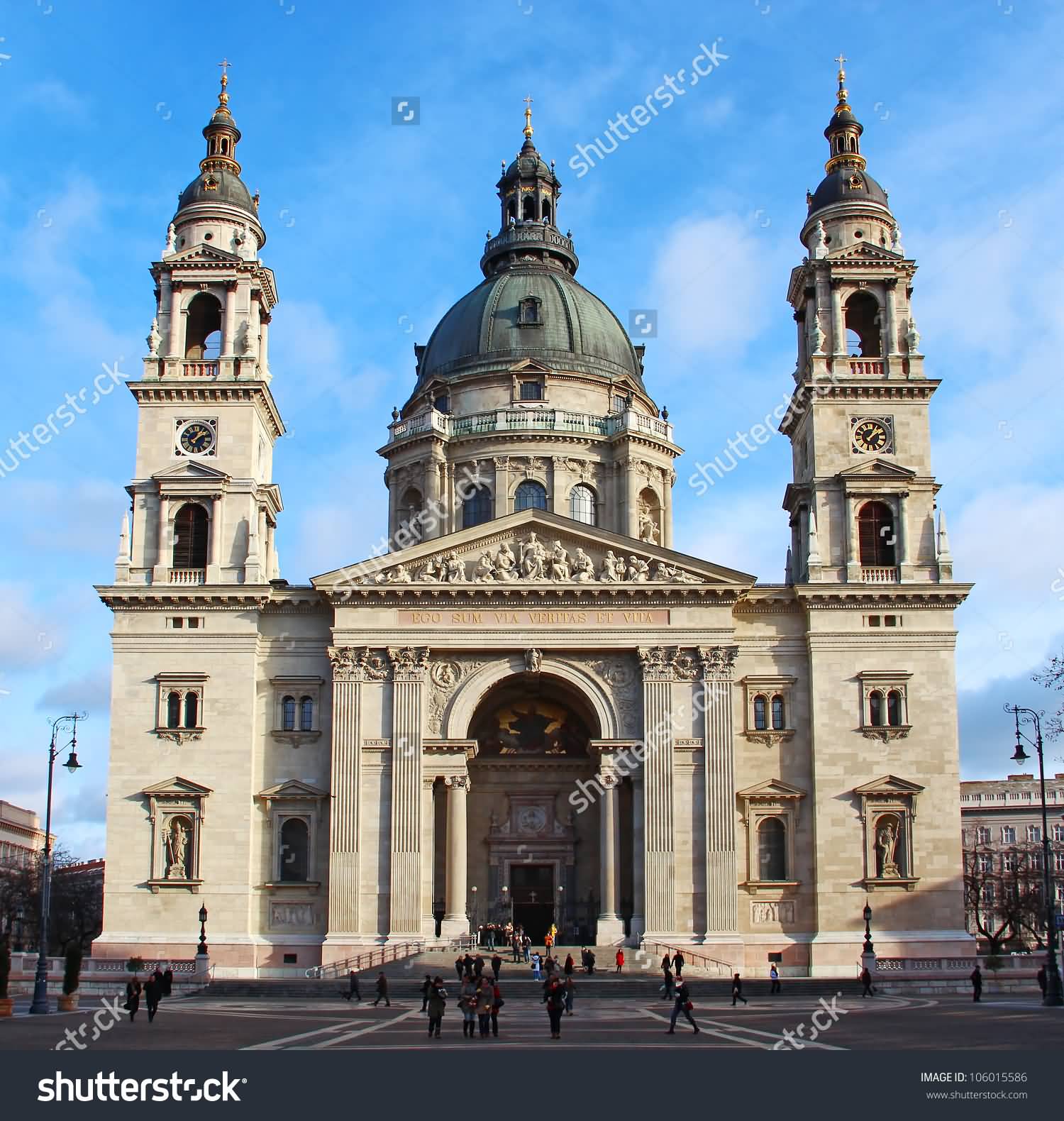 Front View Of Saint Stephen’s Basilica