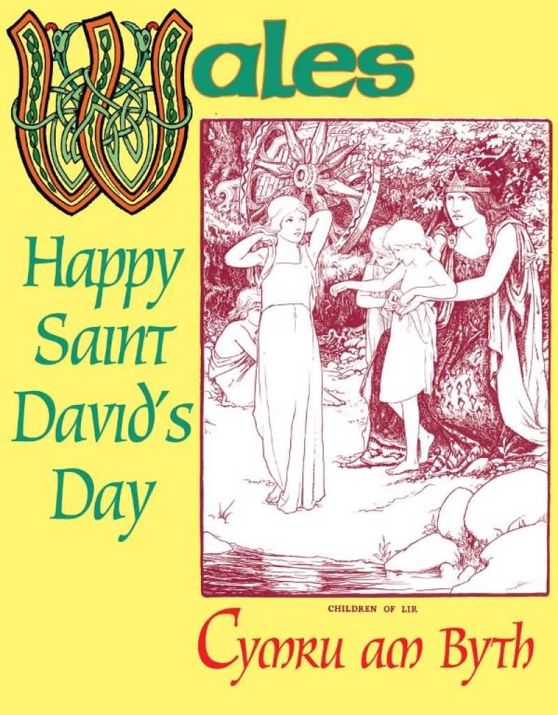 Happy Saint David's Day Card