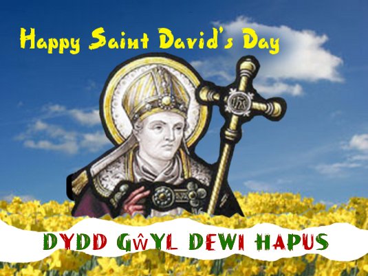 Happy Saint David's Day DYDD GWYL DEWI HAPUS