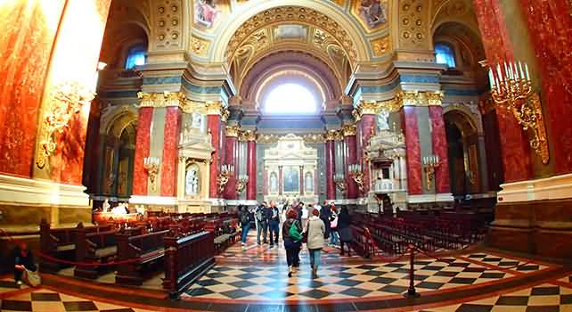 Inside Of Saint Stephen’s Basilica