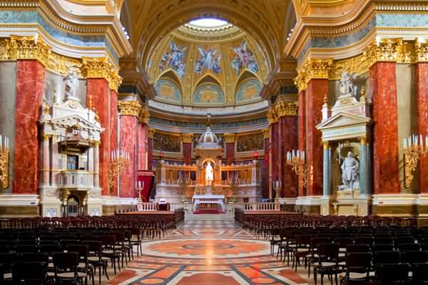 Inside View Of The Saint Stephen's Basilica