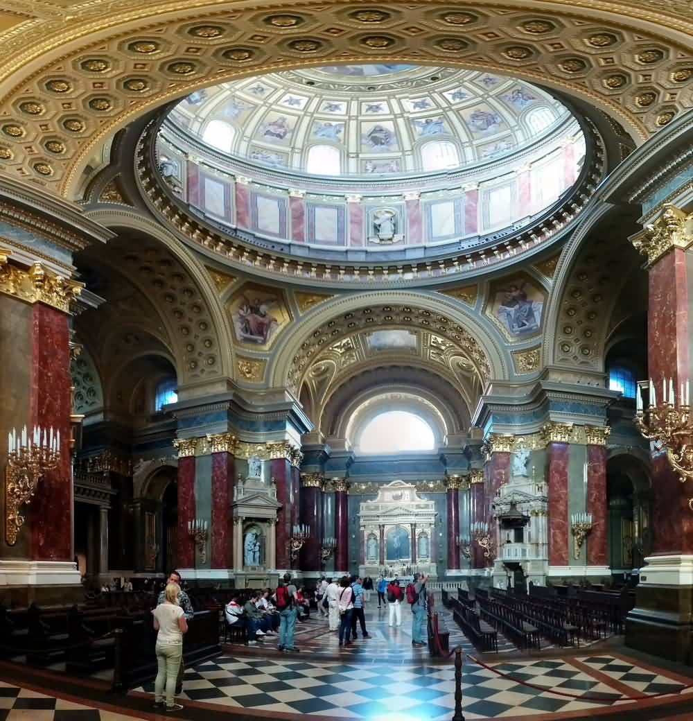 Interior Picture Of The Saint Stephen's Basilica