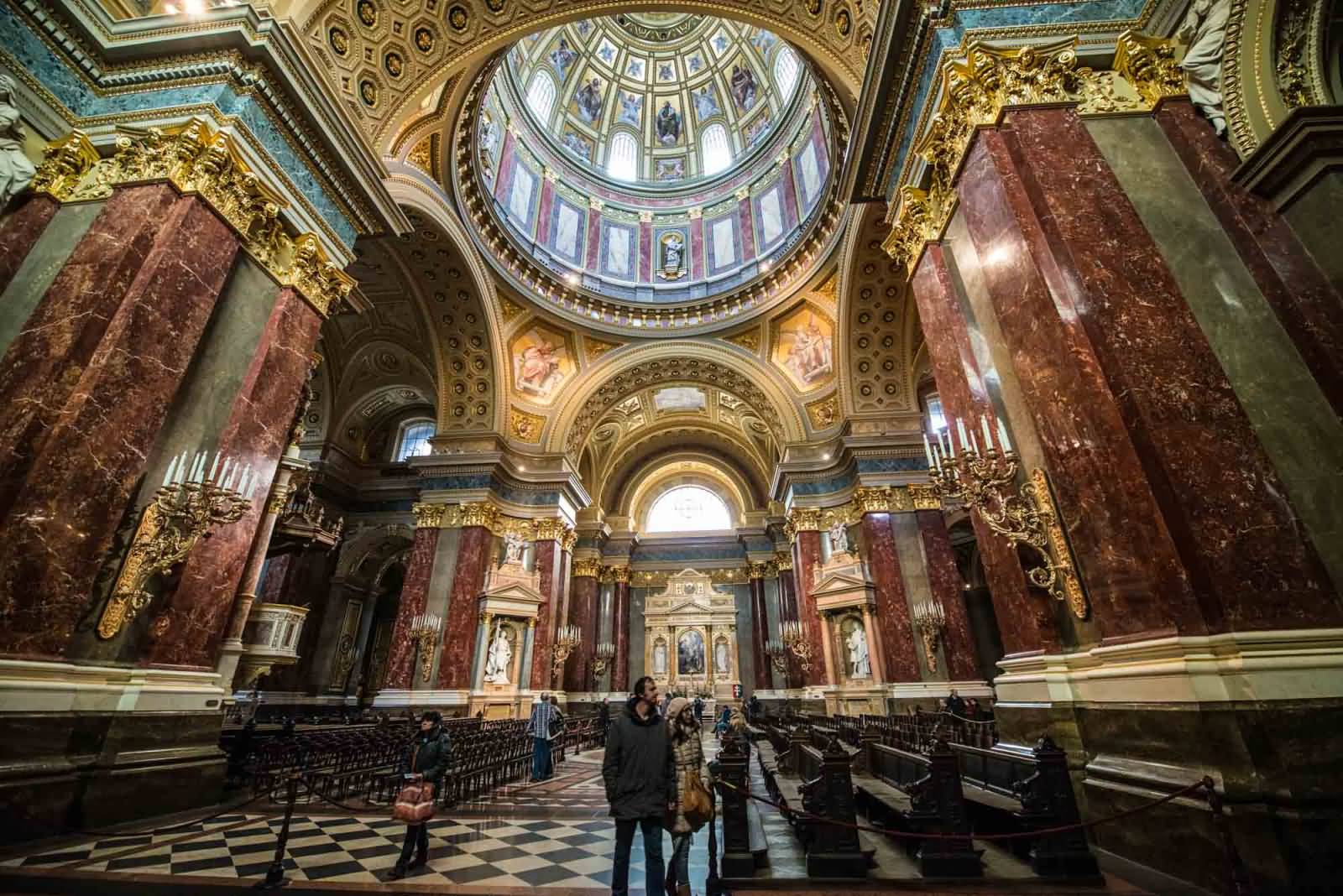 Interior View Of The Saint Stephen's Basilica