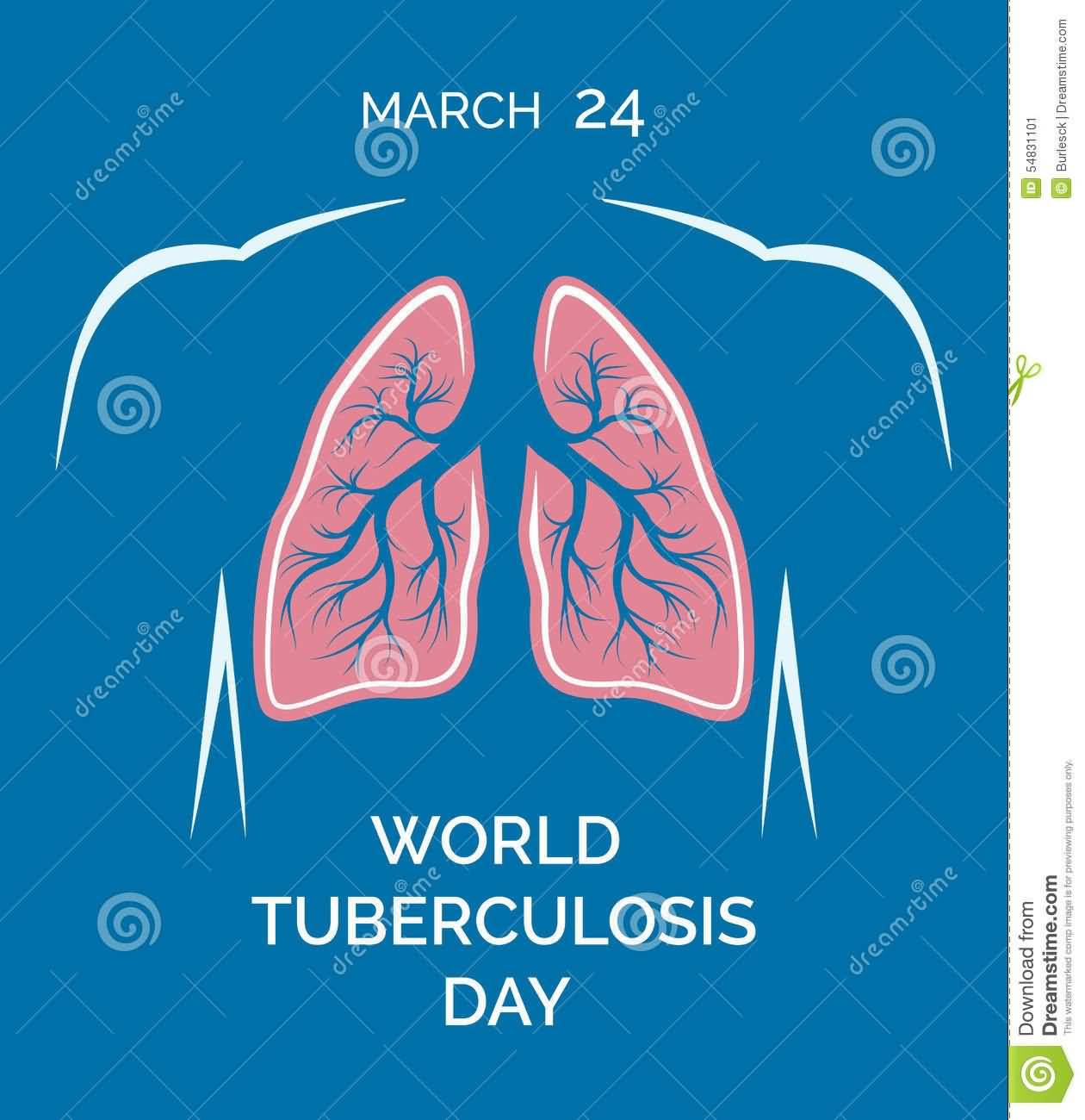 March 24 World Tuberculosis Day Illustration