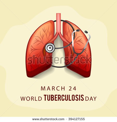 March 24 World Tuberculosis Day Lungs Illustration