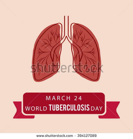 March 24 World Tuberculosis Day Lungs Illustration