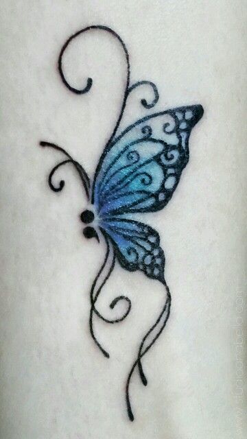 Nice Butterfly Tattoo Design