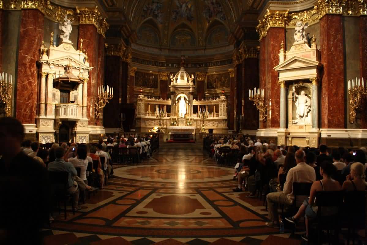 Organ Concert At Saint Stephen’s Basilica In Budapest