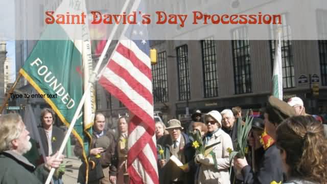 Saint David's Day Procession