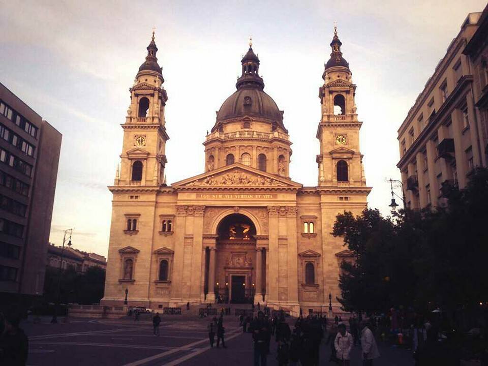 Saint Stephen’s Basilica At Dusk