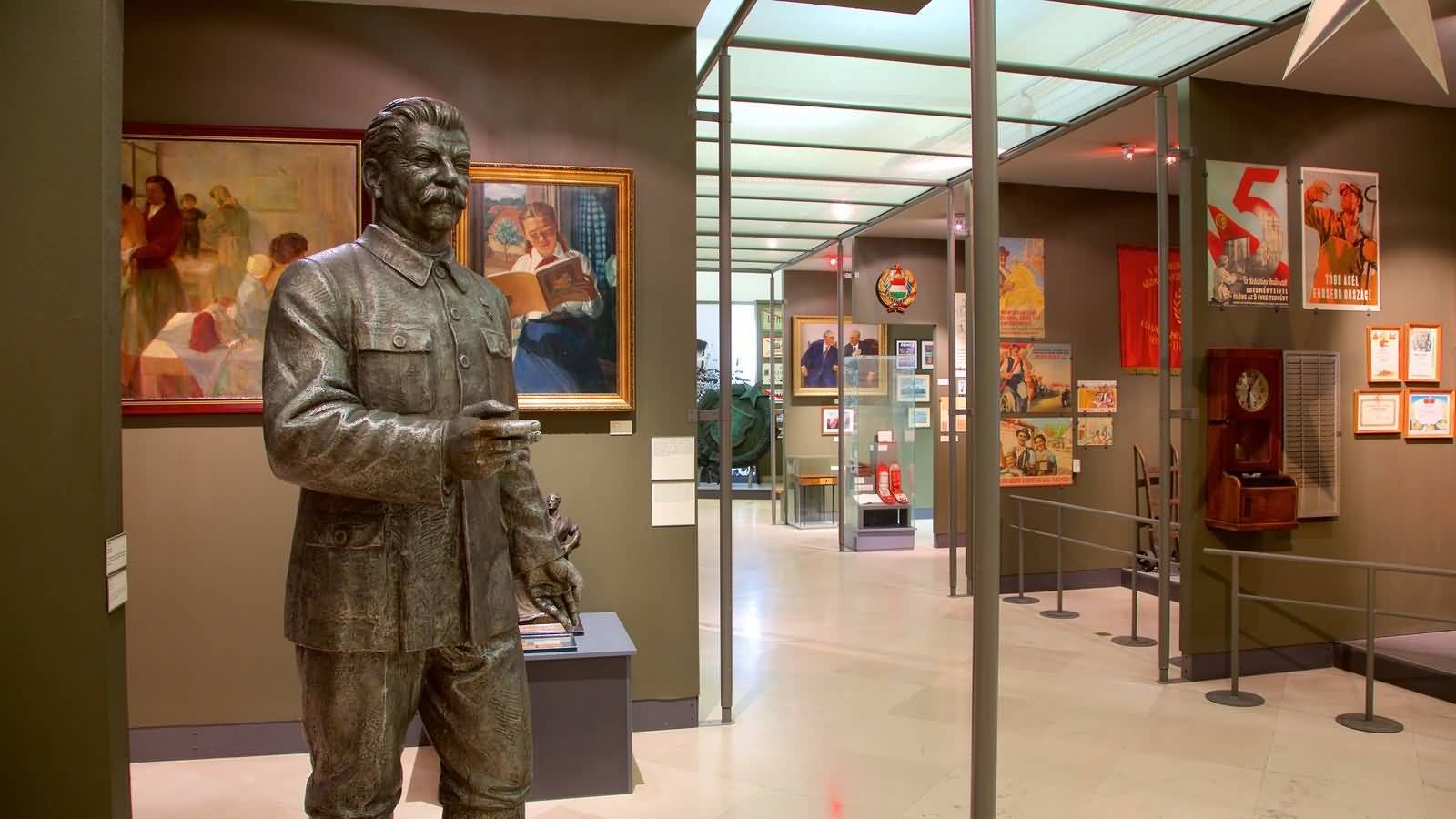 Statue Inside The Hungarian National Museum