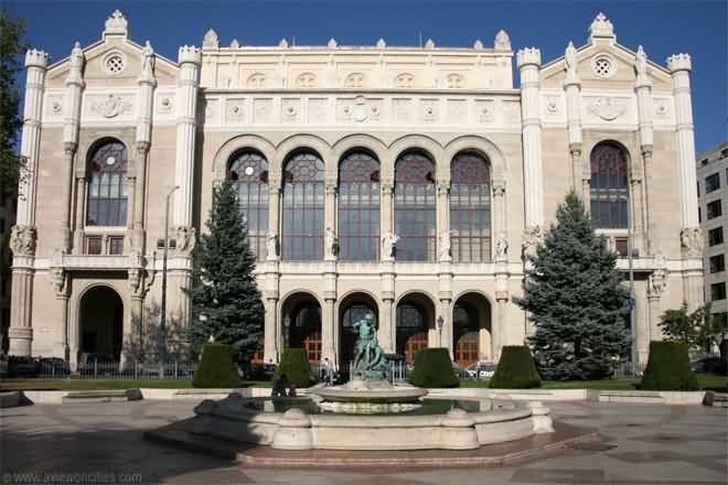 Vigado Concert Hall And Playing Kids Statue Fountain Picture