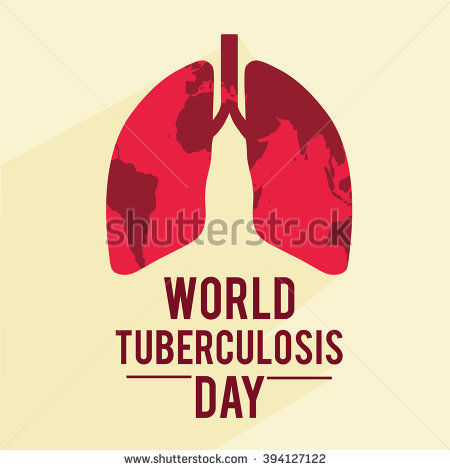 World Tuberculosis Day Lungs Vector Illustration