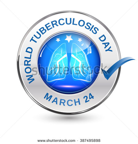 World Tuberculosis Day March 24 Blue Web Icon