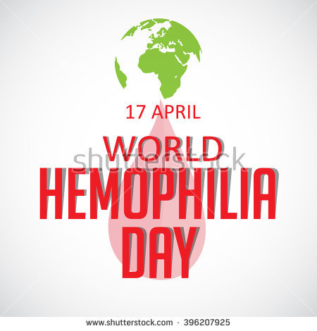 17 April World Haemophilia Day Illustration