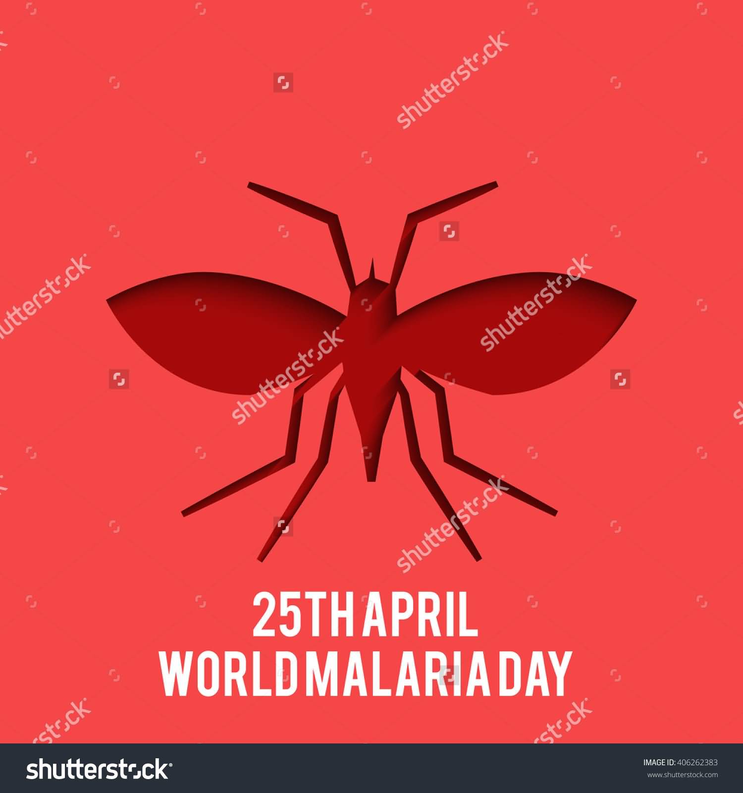 25th April World Malaria Day Illustration