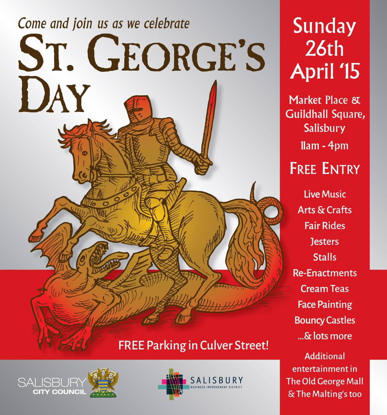 Come And Join Us As We Celebrate Saint George's Day