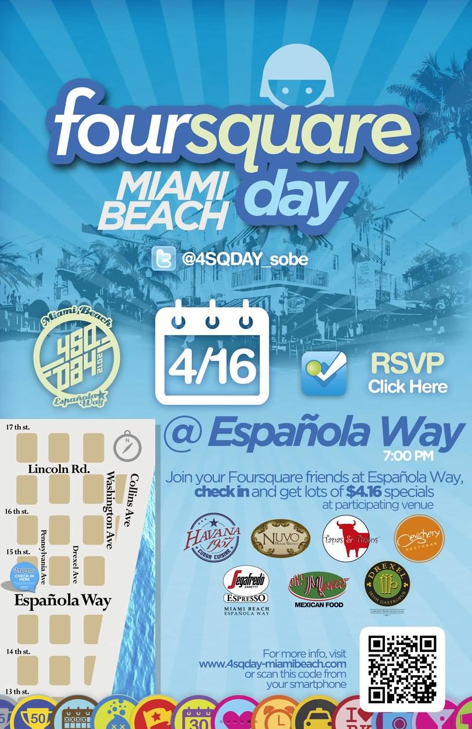 Foursquare Day Poster