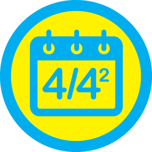 Foursquare Day Sticker