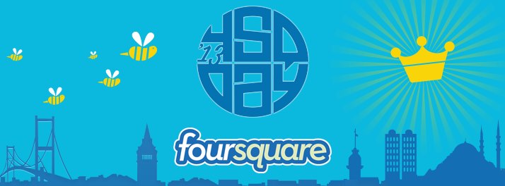 Foursquare Day Wishes Facebook Cover Picture