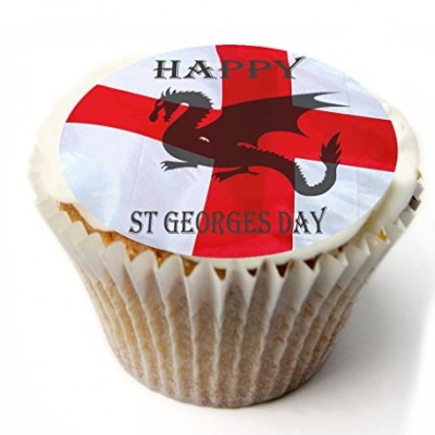 Happy Saint George's Day Cupcake