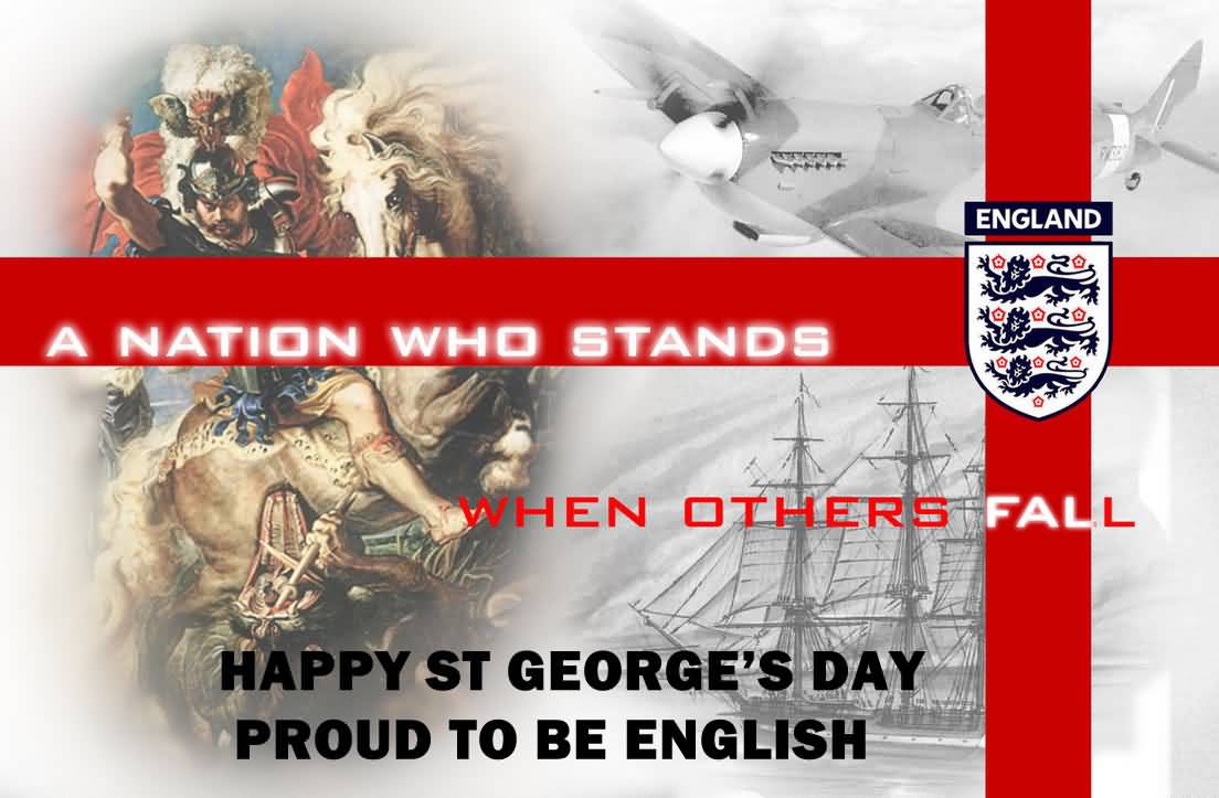 Happy St George Day Proud To Be English