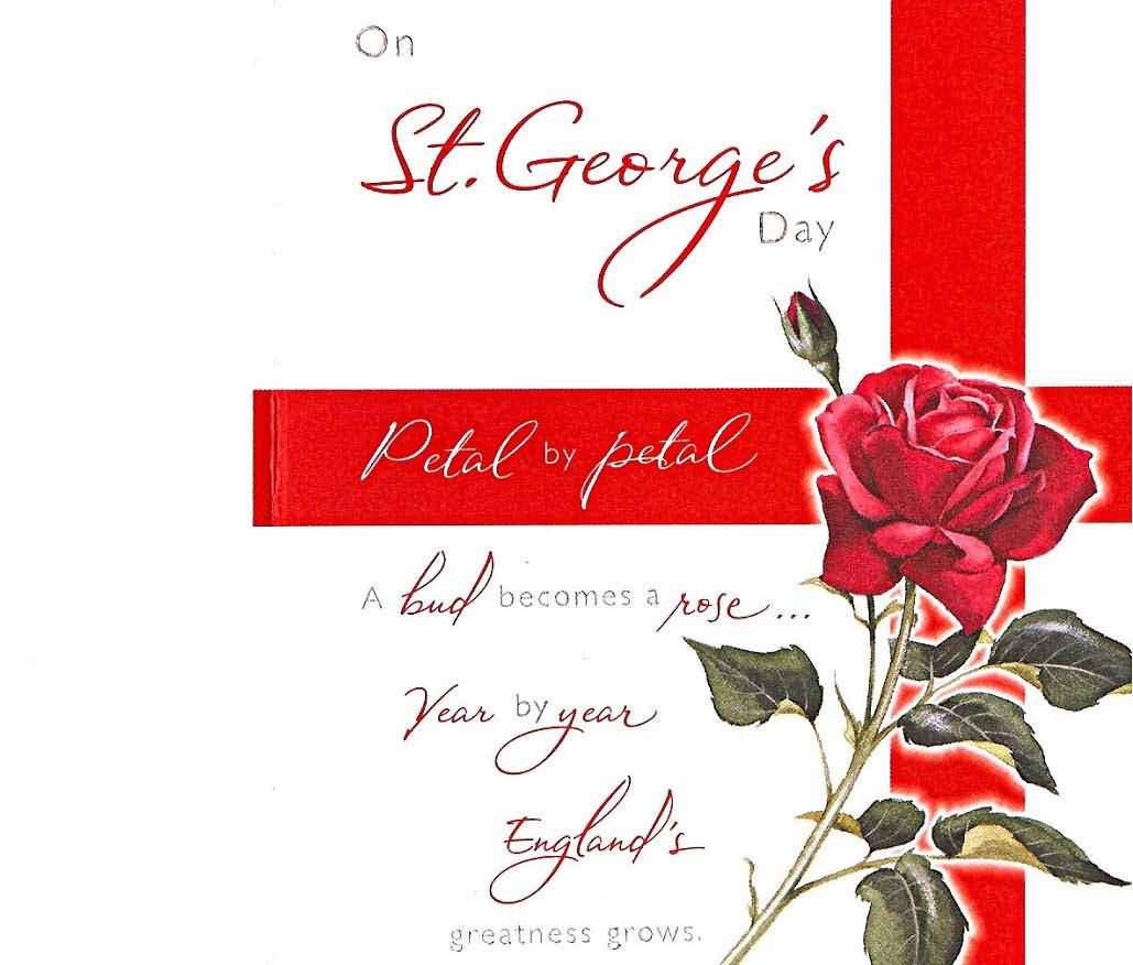 On Saint George's Day Greeting Card