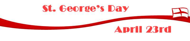 Saint George's Day April 23rd Header Image