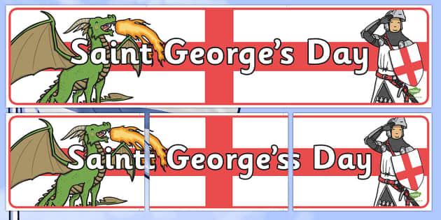 Saint George's Day Banner