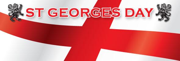 Saint George's Day Flag Banner