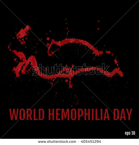 World Haemophilia Day Blood Drops