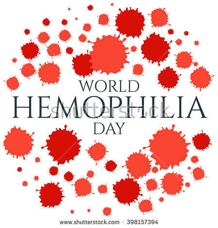 World Haemophilia Day Blood Splash Illustration