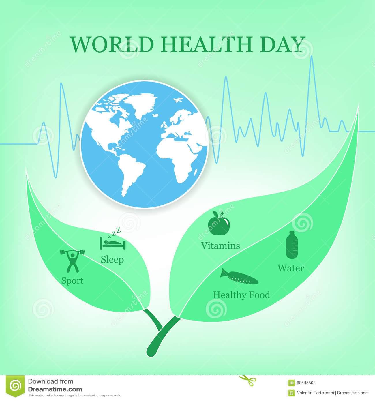 World Health Day 2017 Vector Illustration