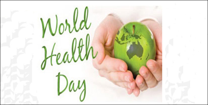 World Health Day Apple In Hand