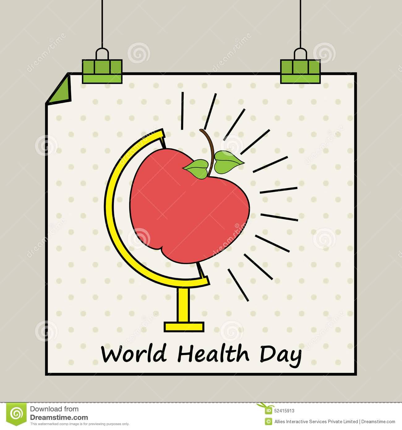 World Health Day Hanging Poster