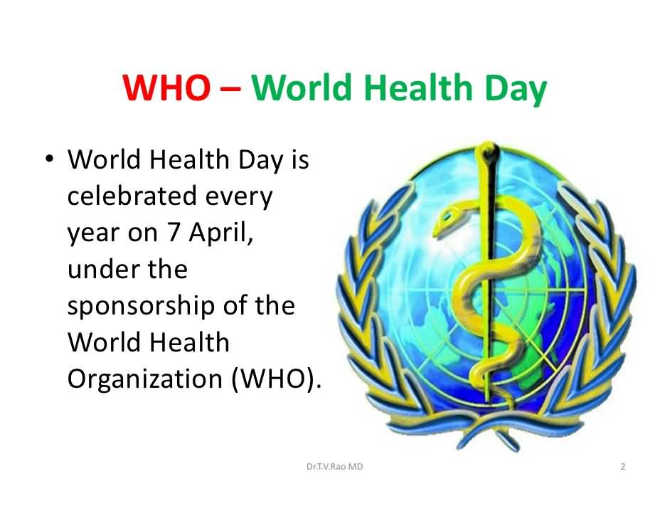 World Health Day Is Celebrated Every Year On 7 April