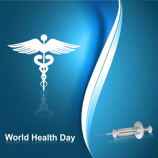 World Health Day Medical Symbol And Syringe Picture