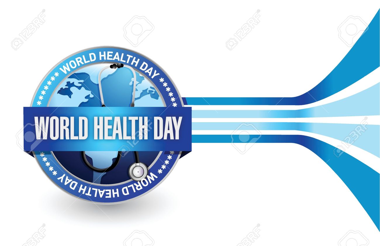 World Health Day Seal Illustration