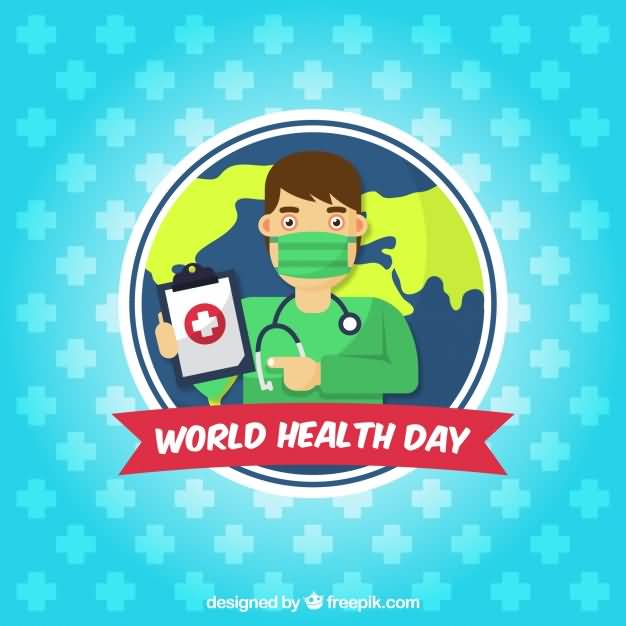 World Health Day Surgeon Illustration