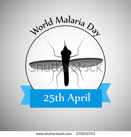 World Malaria Day 25th April Vector Illustration