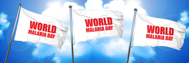 World Malaria Day Flags