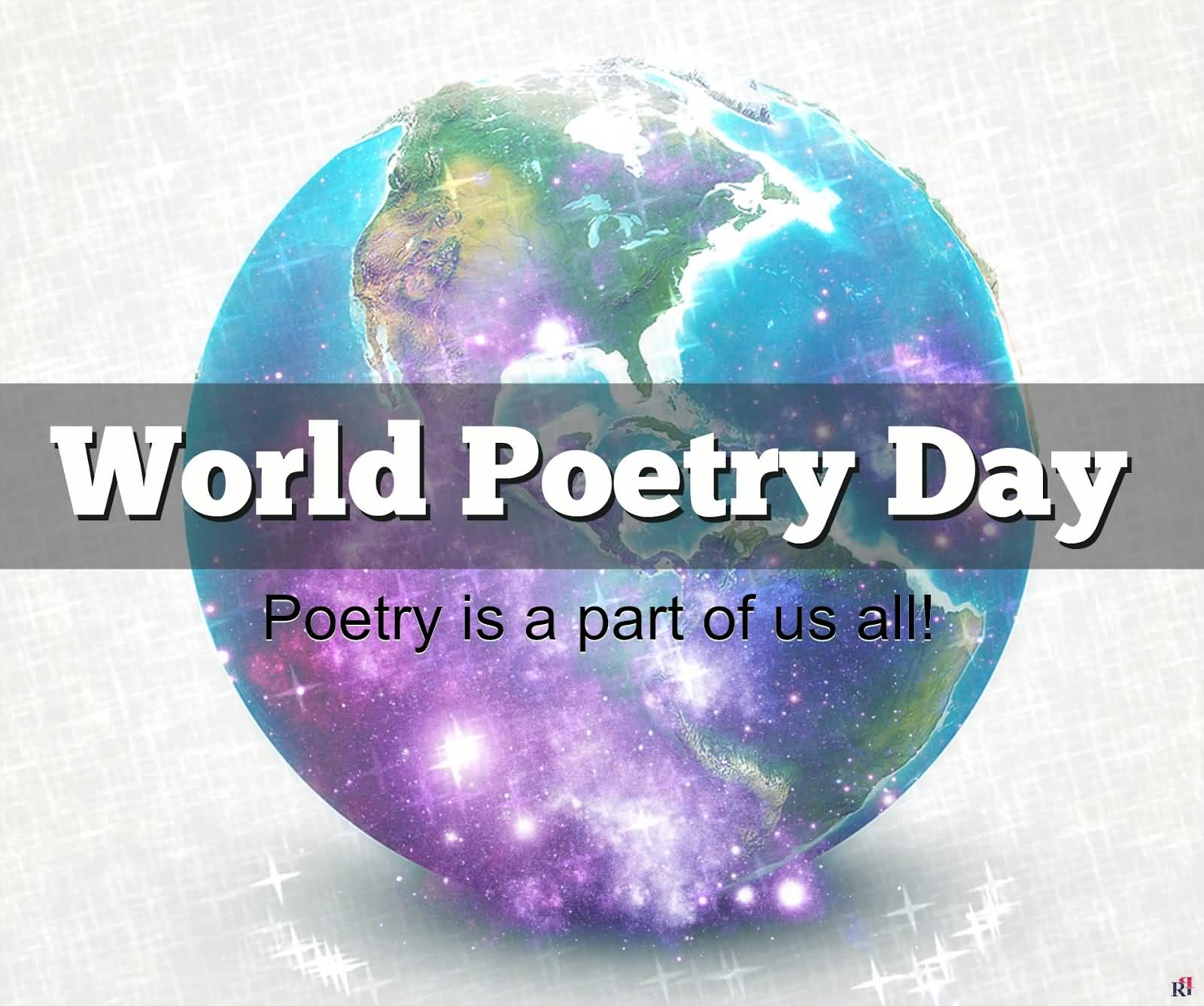 World Poetry Day Poetry Is A Part Of Us All