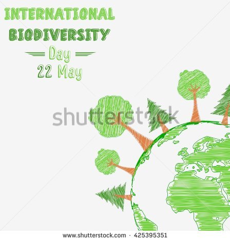 International Biodiversity Day 22 May Illustration