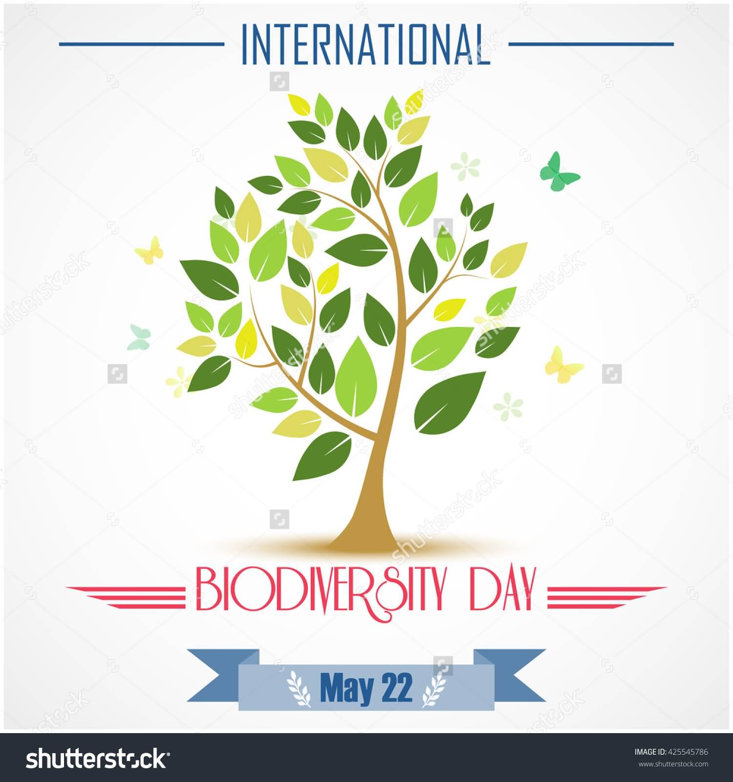 International Biodiversity Day May 22 Illustration