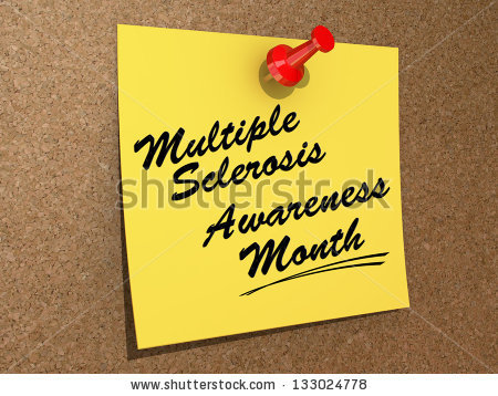 Multiple Sclerosis Awareness Month Sticky Note