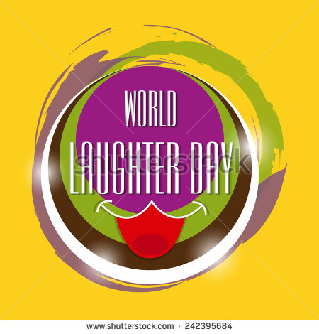 World Laughter Day Illustration Card