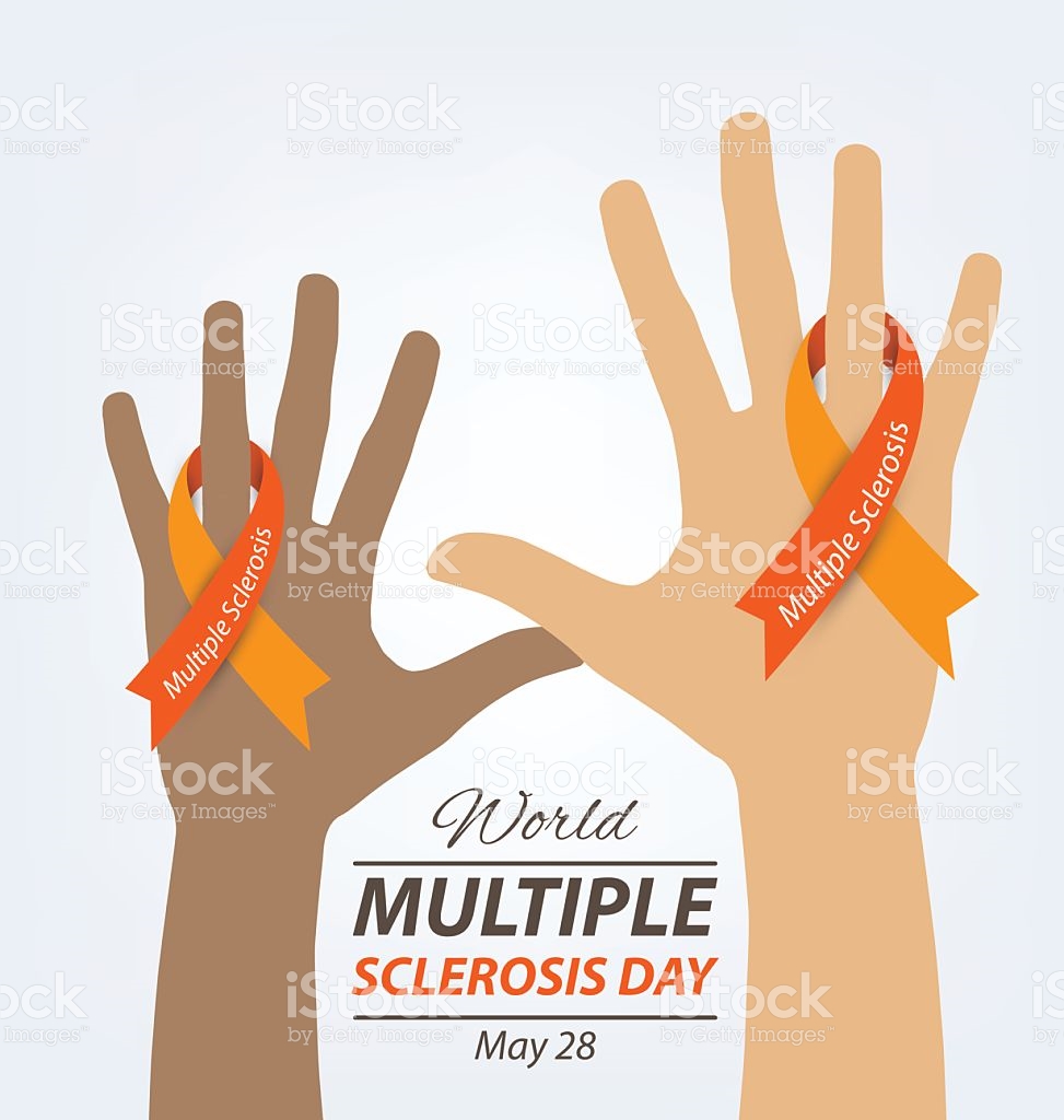 World Multiple Sclerosis Day Hands Illustration