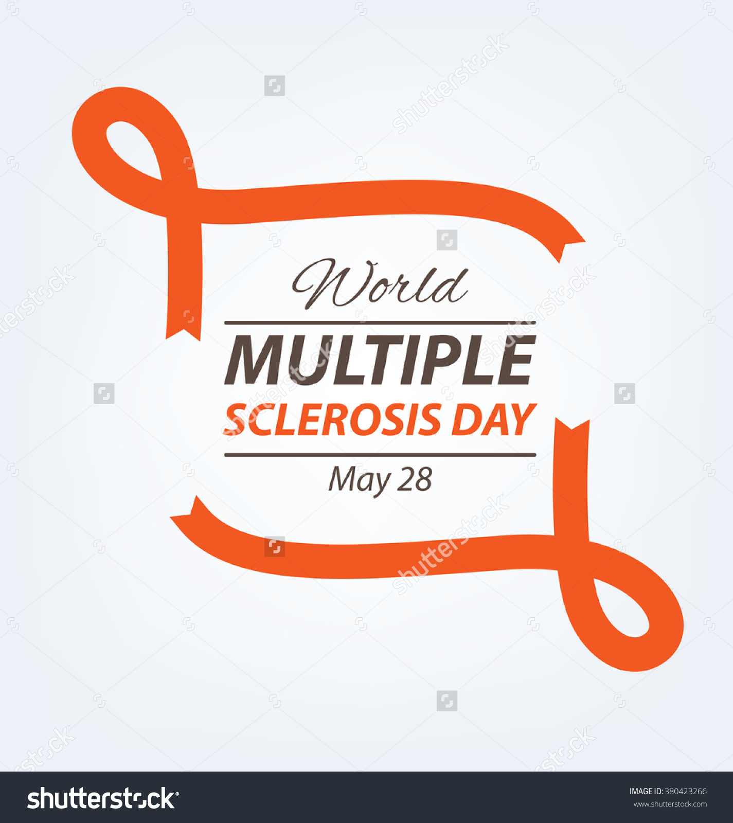 World Multiple Sclerosis Day May 28 Illustration